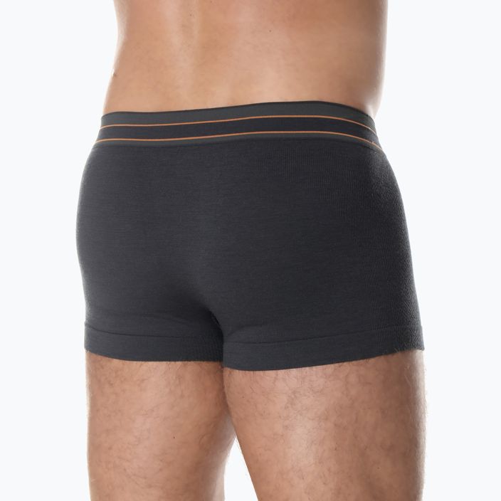 Brubeck men's thermal boxer shorts BX10870 Active Wool graphite 6