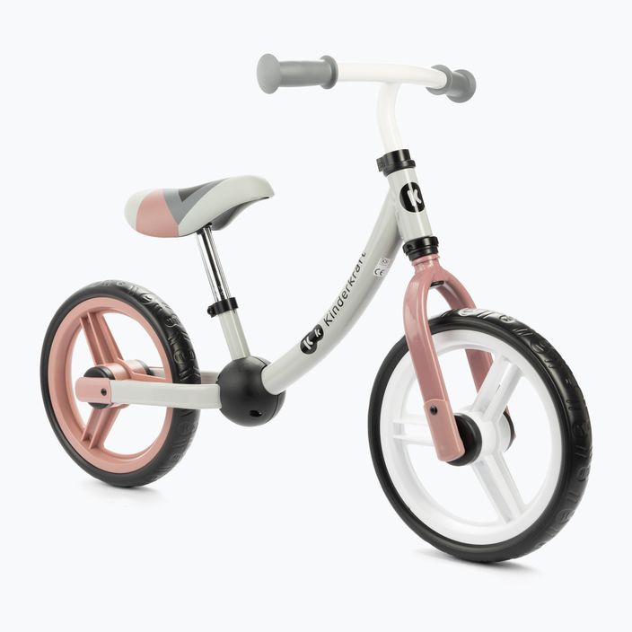Kinderkraft 2Way Next bicycle grey-pink KR2WAY00PNK00000 2