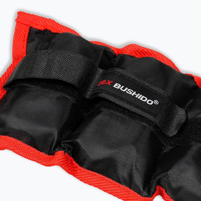 Bushido ankle and wrist weights 2x1 kg black/red OB1 4