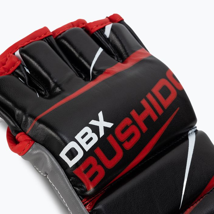 Training gloves for MMA and bag training DBX BUSHIDO black-red E1V6-M 5
