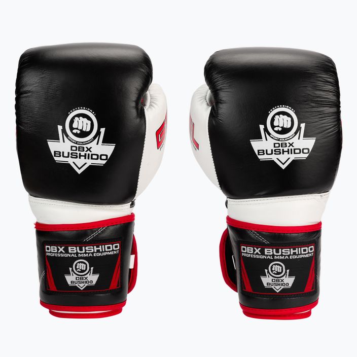 DBX BUSHIDO synthetic leather boxing gloves with Gel technology black B-2v11a
