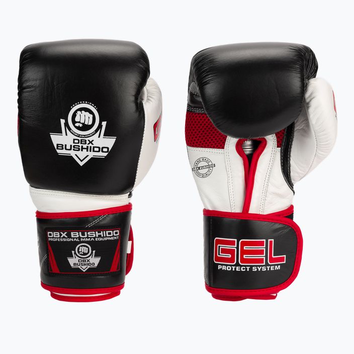 DBX BUSHIDO synthetic leather boxing gloves with Gel technology black B-2v11a 3