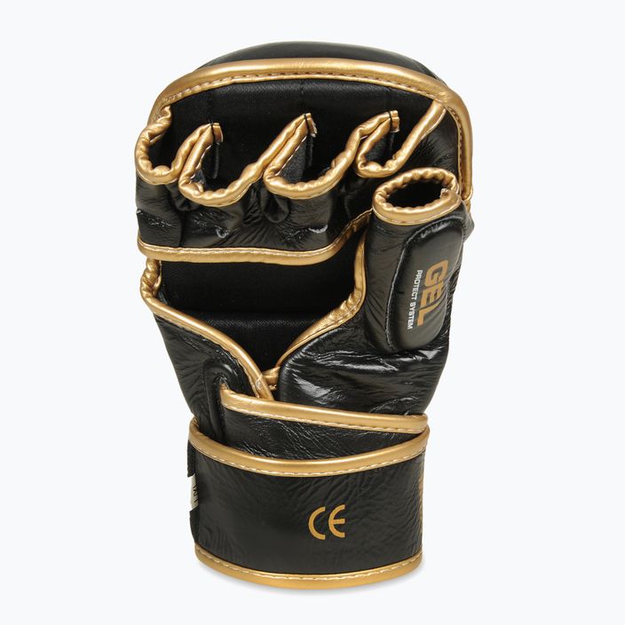 DBX BUSHIDO leather MMA training sparring gloves black Arm-2011D-L 8