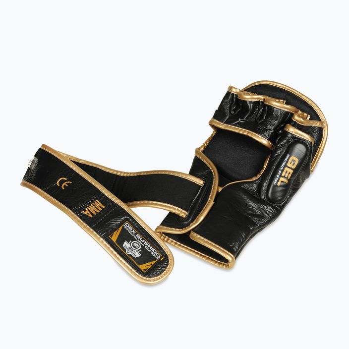 DBX BUSHIDO leather MMA training sparring gloves black Arm-2011D-L 11