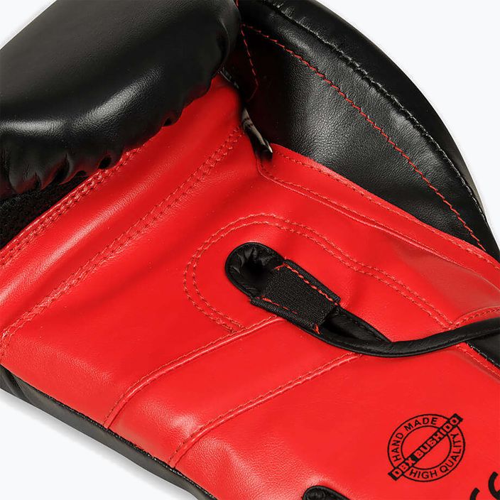 DBX BUSHIDO "Hammer - Red" Muay Thai boxing gloves black/red 9