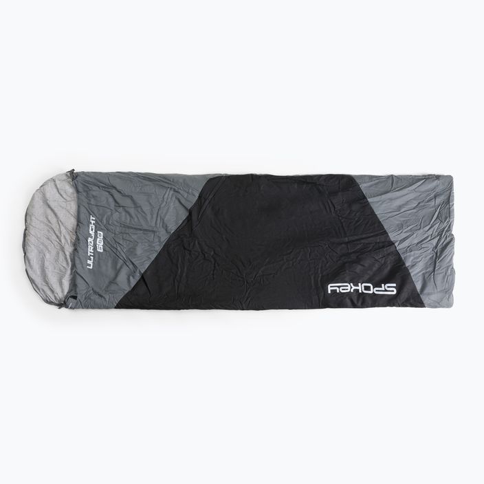 Spokey Ultralight 600II sleeping bag black-grey 922251 2