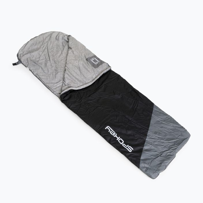 Spokey Ultralight 600II sleeping bag black-grey 922251 3