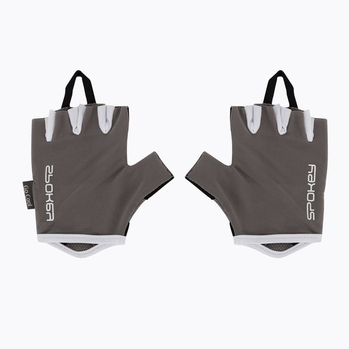 Spokey Lady Fit grey fitness gloves 928969 3