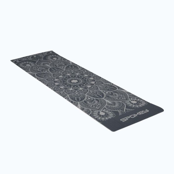 Spokey Yoga Mandala 4 mm grey 929857 yoga mat