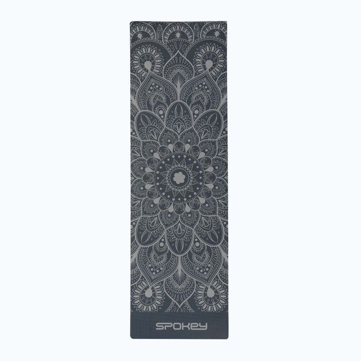 Spokey Yoga Mandala 4 mm grey 929857 yoga mat 2