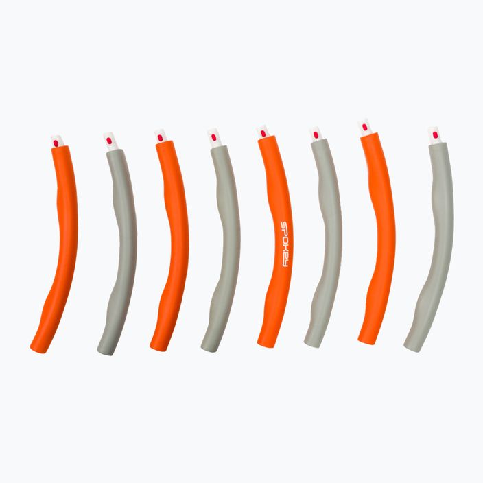 Spokey 8El orange-grey hula hoop with tabs 929900 3