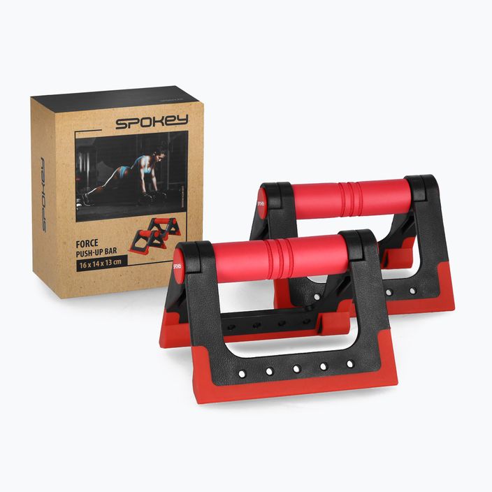 Spokey Force push-up handles 2 pcs black/red 929901 4