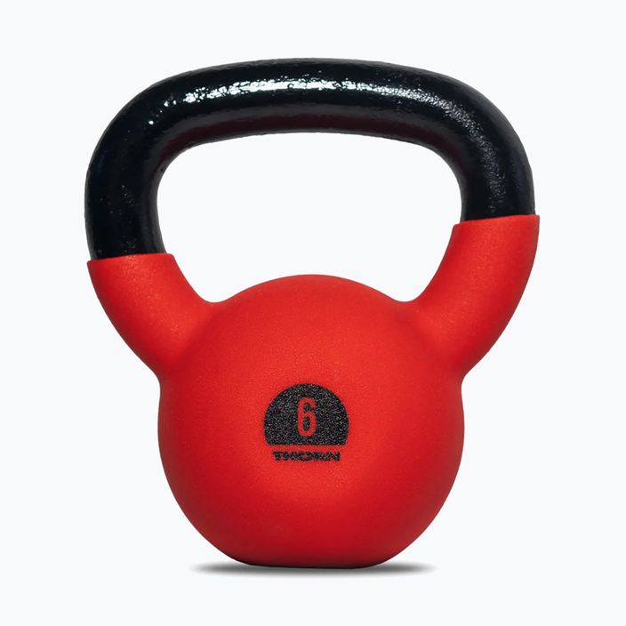 THORN FIT Cast Iron 6kg kettlebell red