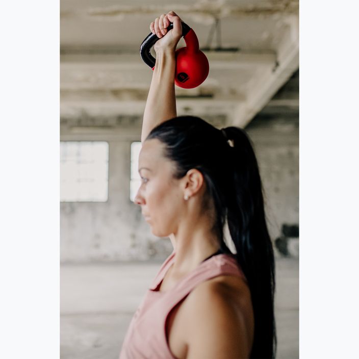 THORN FIT Cast Iron 6kg kettlebell red 4