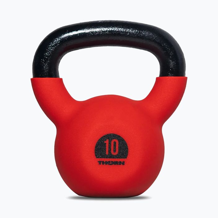 THORN FIT Cast Iron 10kg kettlebell red