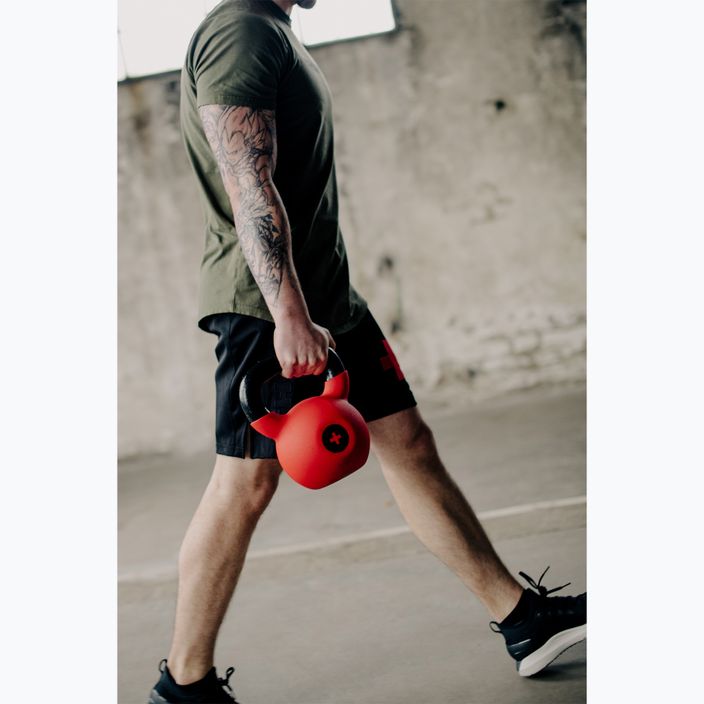 THORN FIT Cast Iron 20kg kettlebell red 5