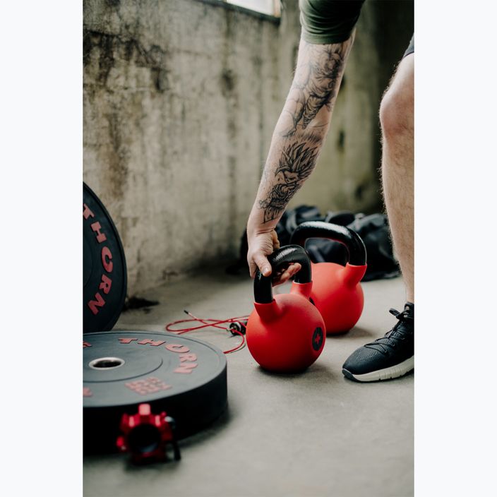 THORN FIT Cast Iron kettlebell 24 kg red 3