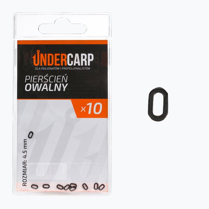 UnderCarp leader ring oval grey UC173 2