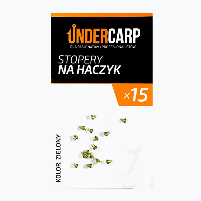UnderCarp carp hook stoppers green UC188