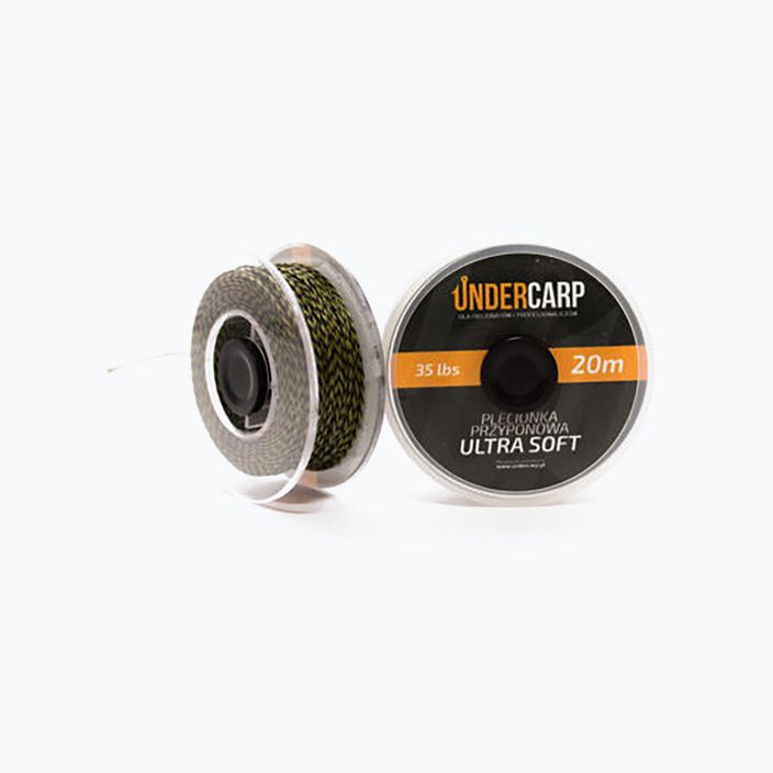 UnderCarp Ultra Soft carp leader braid green UC83