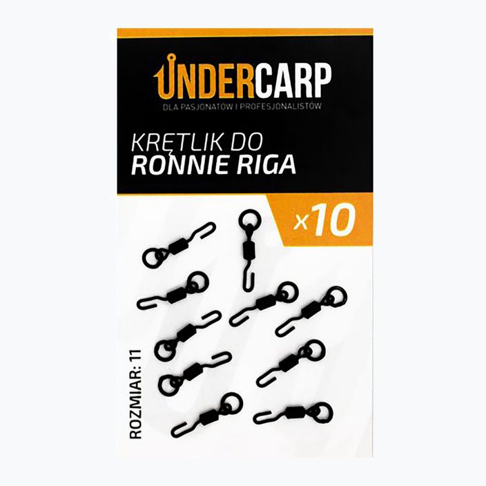 Ronnie Riga UnderCarp carp swivels black UC262