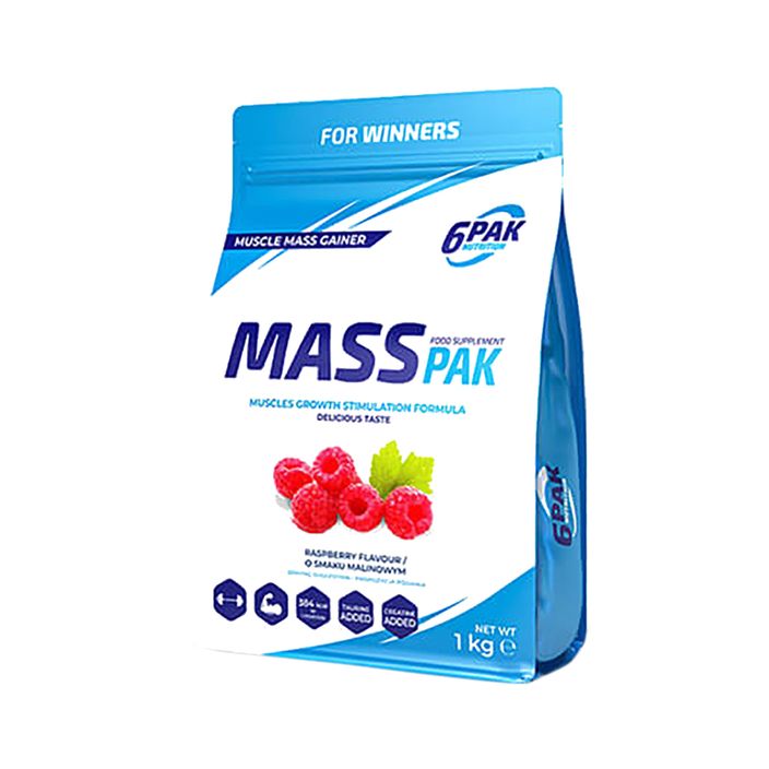 Gainer 6PAK Mass Pak 1000g raspberry PAK/235 2