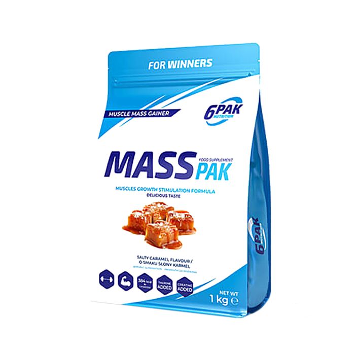 Gainer 6PAK Mass Pak 1000g salted caramel PAK/235 2