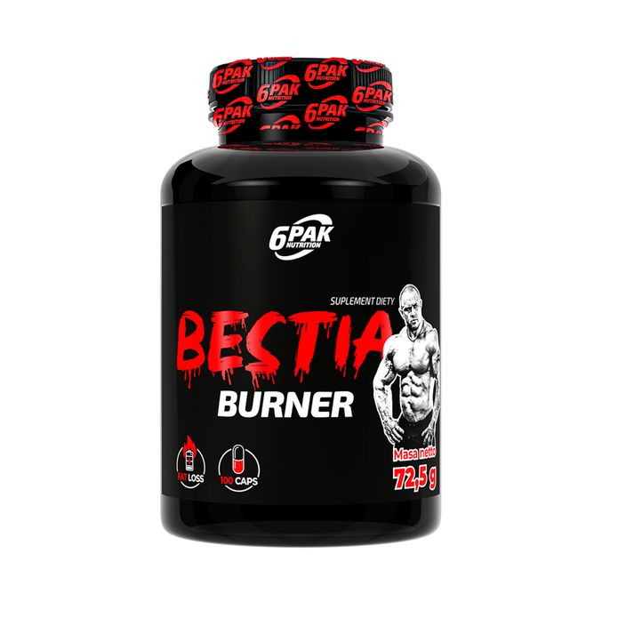 Fat burner 6PAK Bestia Burner 100 capsules 2
