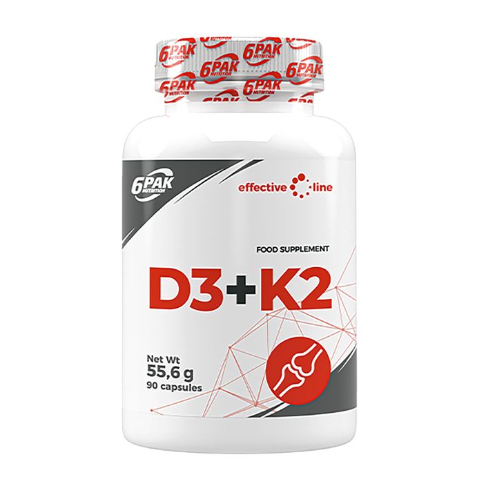 Vitamins 6PAK D3+K2 90 capsules 2