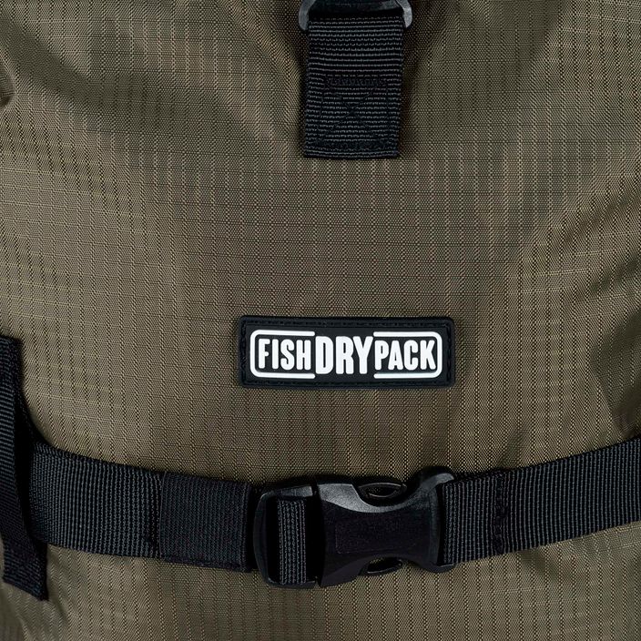 FishDryPack Sherpa 20l brown waterproof backpack FDP-SHERP 4