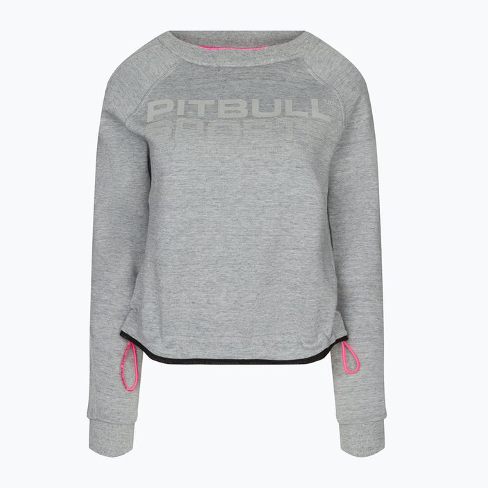 Ladies' sweatshirt Pitbull West Coast Crewneck Athletica grey/melange