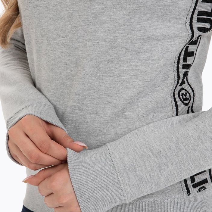Ladies' sweatshirt Pitbull West Coast Crewneck F.Terry „Small Logo” grey/melange 6