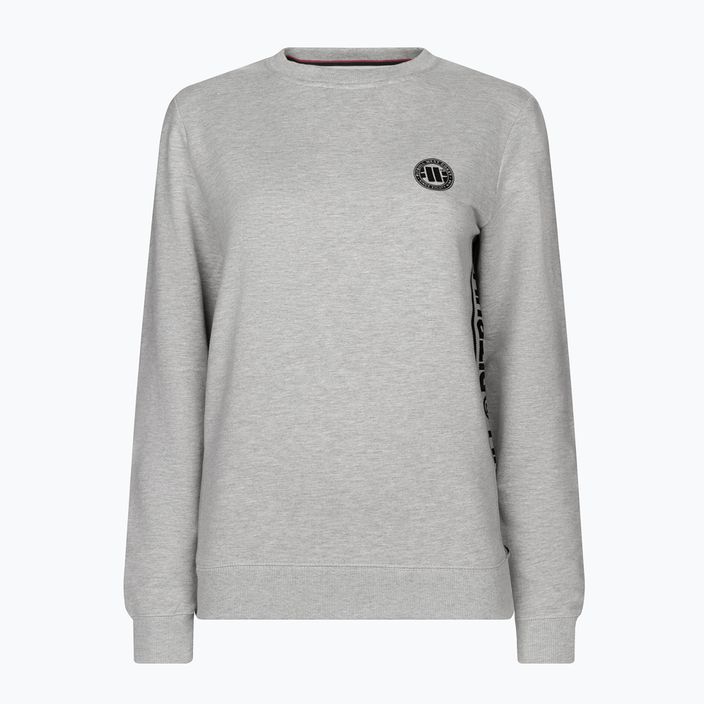 Ladies' sweatshirt Pitbull West Coast Crewneck F.Terry „Small Logo” grey/melange 7
