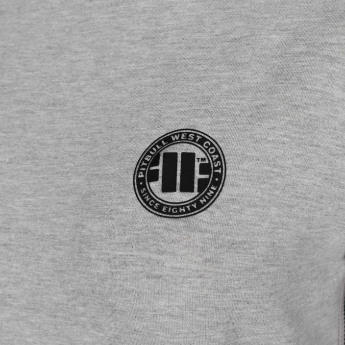 Ladies' sweatshirt Pitbull West Coast Crewneck F.Terry „Small Logo” grey/melange 9