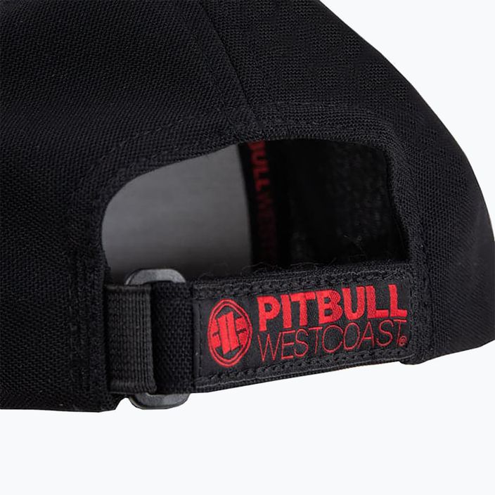 Pitbull West Coast men's Snapback Seascape black/red print cap 3