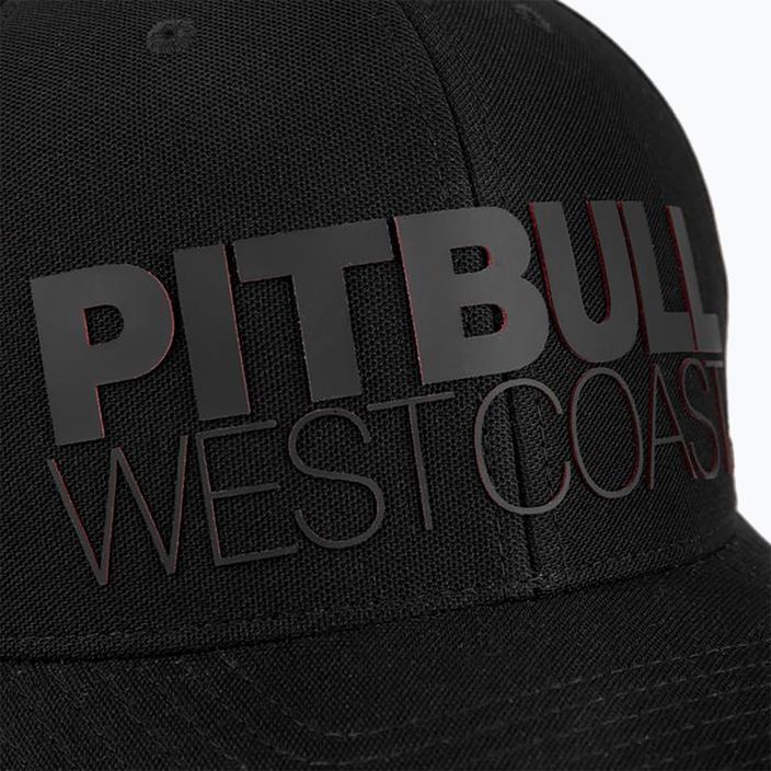 Pitbull West Coast men's Snapback Seascape black/red print cap 6