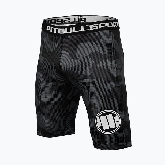 Men's compression shorts Pitbull West Coast Shorts Dillard grey camo