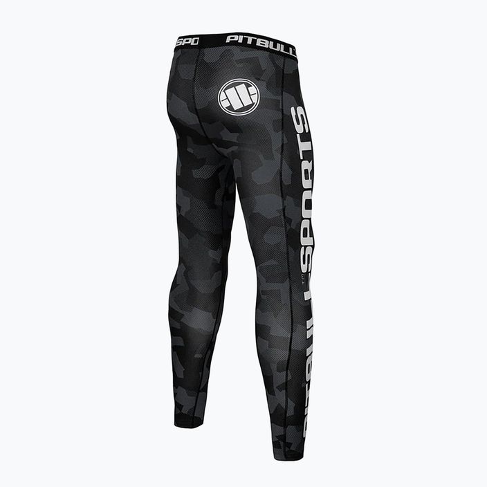 Men's leggings Pitbull West Coast Compr Pants Dillard grey camo 2