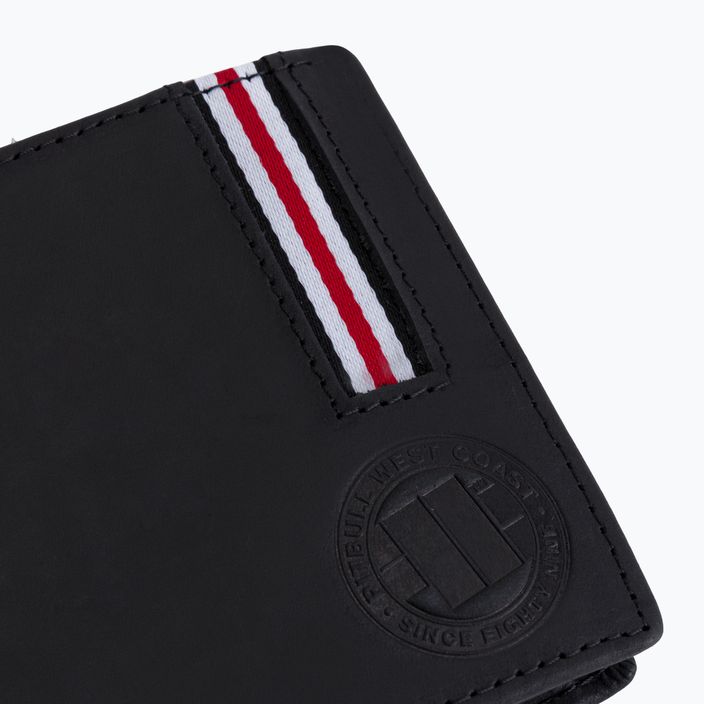 Men's wallet Pitbull West Coast Embosed Leather Lin Wood black 4