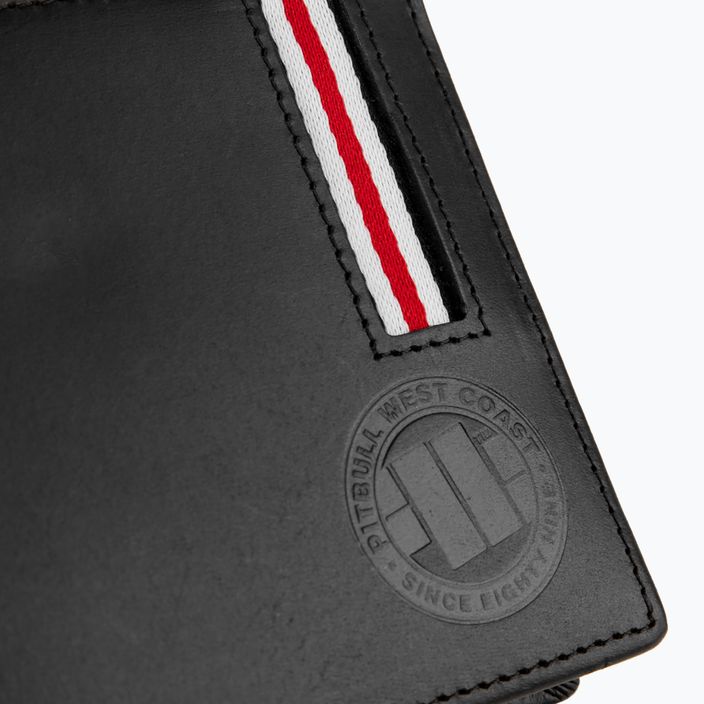 Men's wallet Pitbull West Coast Embosed Leather Lin Wood black 9