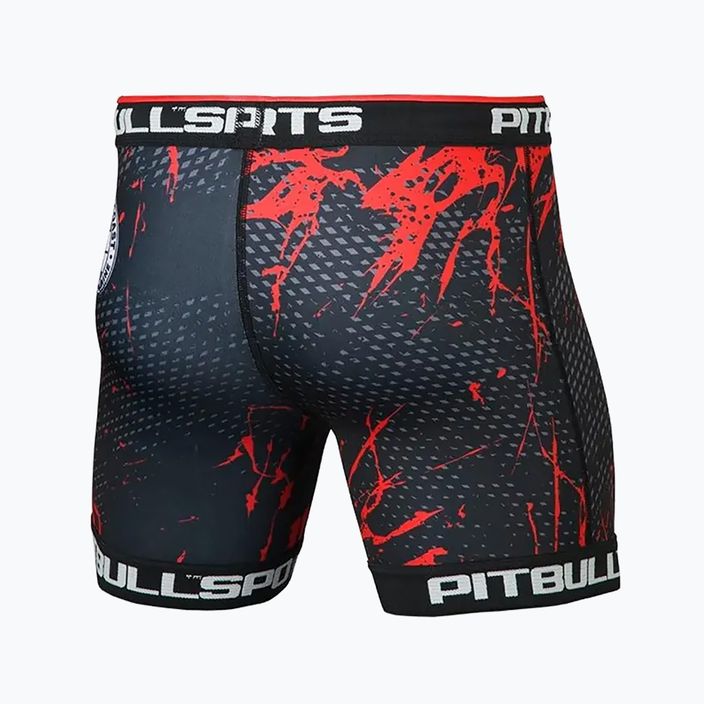Men's grappling shorts Pitbull West Coast Vt Shorts Blood Dog black 2