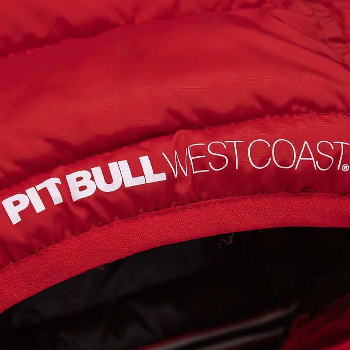 Men's Pitbull West Coast Padded Hooded Seacoast winter jacket red 7