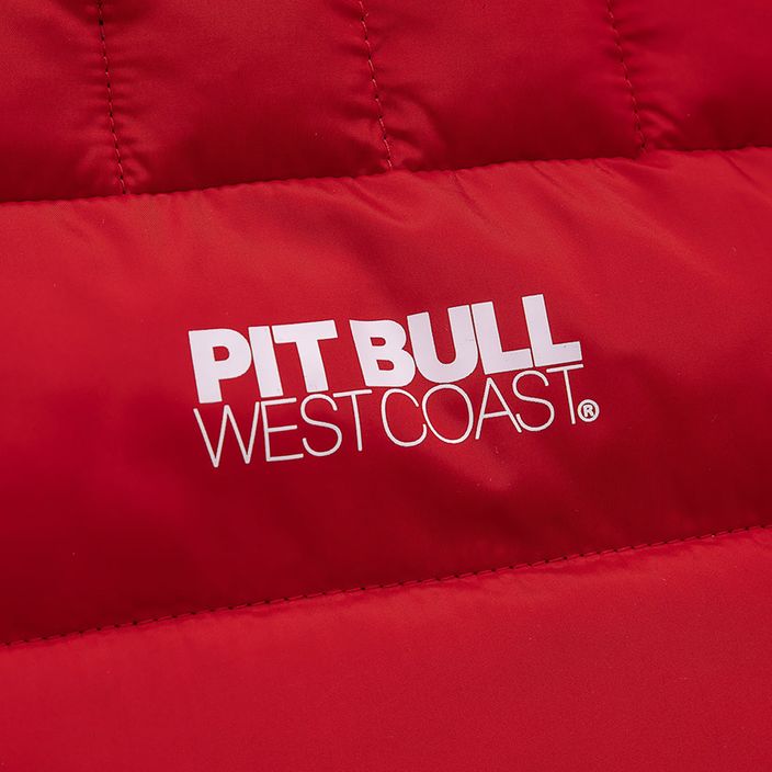 Men's Pitbull West Coast Padded Hooded Seacoast winter jacket red 10
