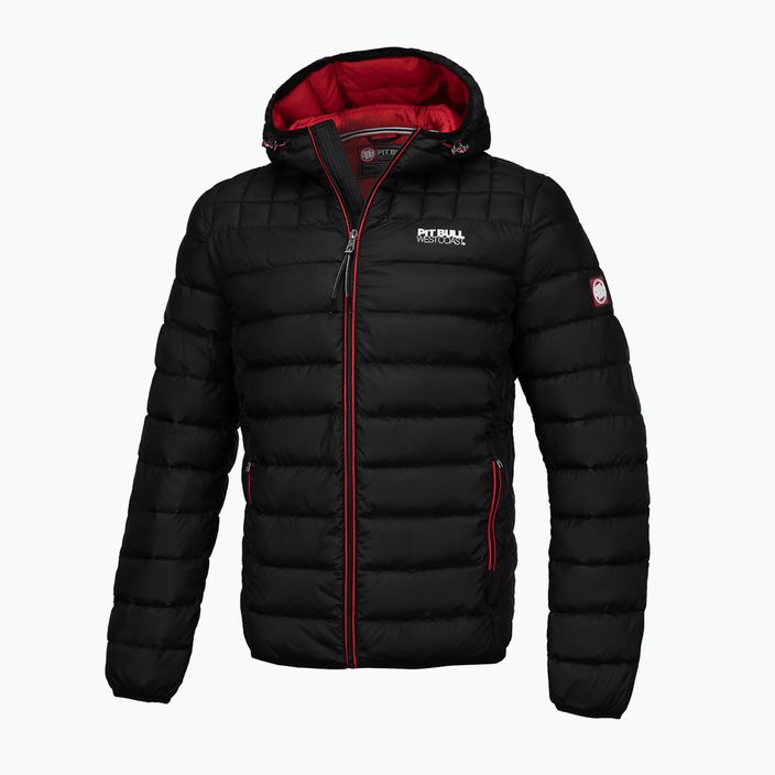 Men's winter jacket Pitbull West Coast Padded Hooded Seacoast black
