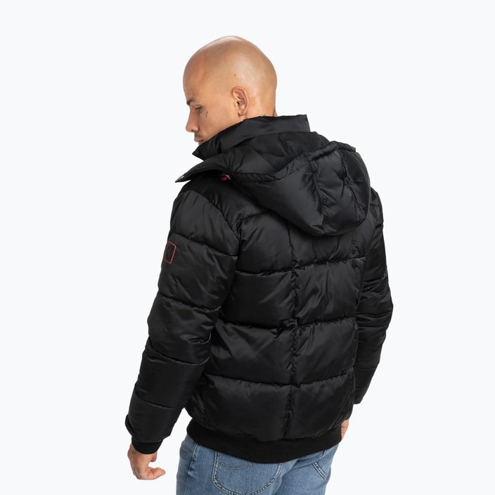 Men's winter jacket Pitbull West Coast Padded Hooded Walpen black 2