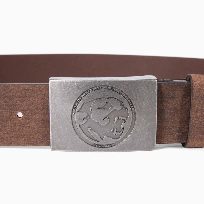 Men's belt Pitbull West Coast Original Leather Bones brown 2
