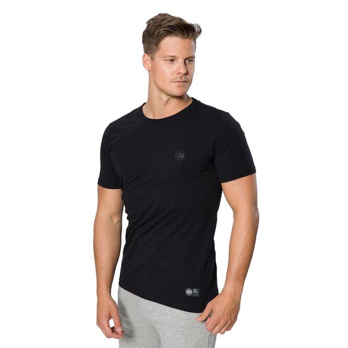 Men's T-shirt Pitbull West Coast Slim Fit Lycra Small Logo black