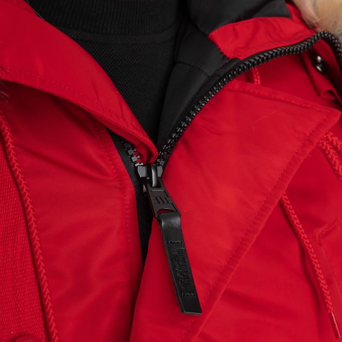 Men's winter jacket Pitbull West Coast Fur Parka Alder red 9