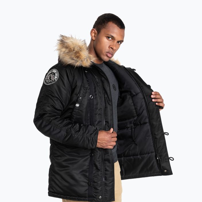 Men's winter jacket Pitbull West Coast Alder Fur Parka black 4