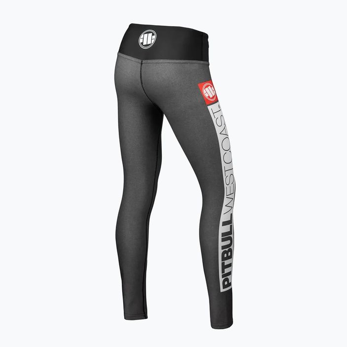Women's leggings Pitbull West Coast Compr Pants Hilltop grey 2